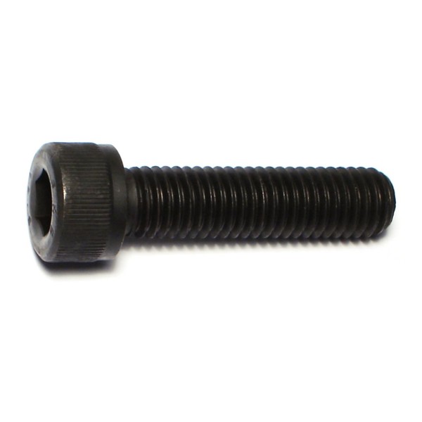 Midwest Fastener M10-1.50 Socket Head Cap Screw, Black Oxide Steel, 40 mm Length, 25 PK 51458